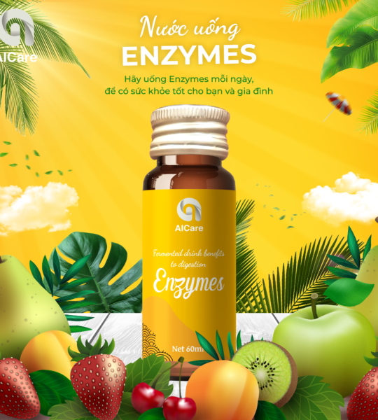 Enzymes AiCare – Hộp 06 chai